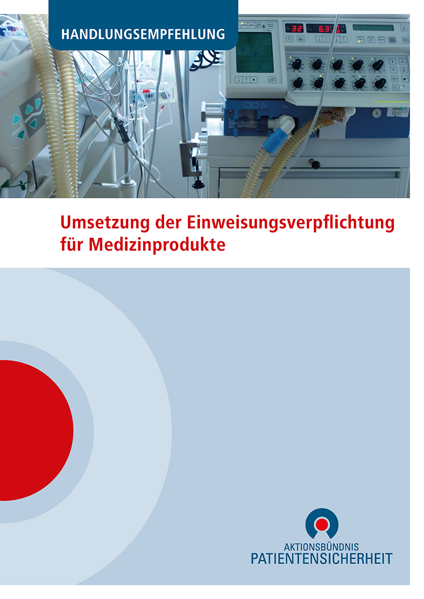 Umsetzung der Einweisungsverpflichtung für Medizinprodukte