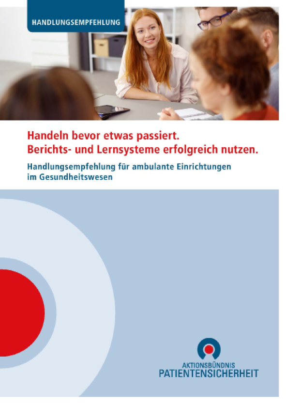 Handeln bevor etwas passiert. Berichts- und Lernsysteme erfolgreich nutzen.