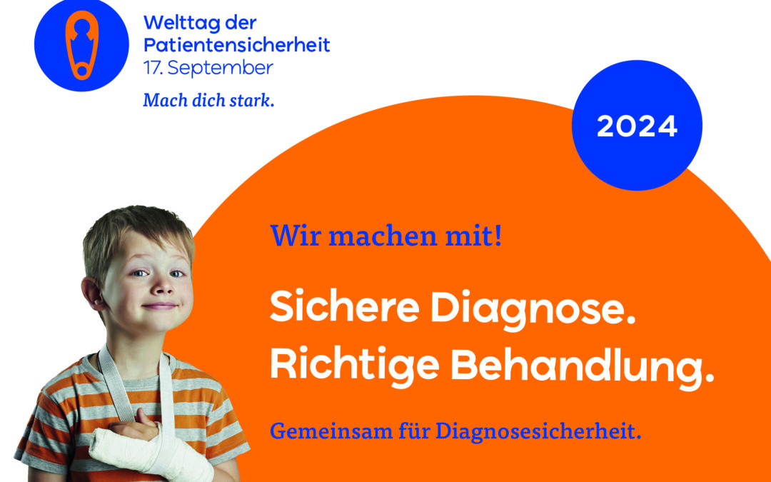 Aufruf zum Welttag der Patientensicherheit 2024