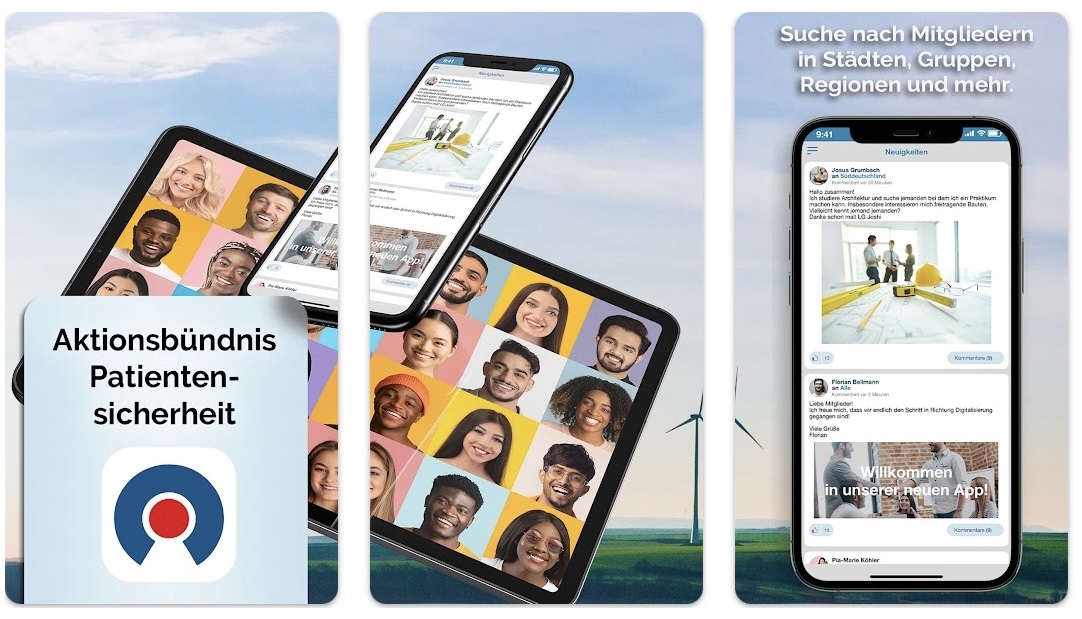 Für Mitglieder: immer gut vernetzt mit der APS-App